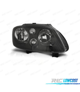 FAROL DIR VOLKSWAGEN VW CADDY 04-10 TOURAN 03-06 FUNDO PRETO