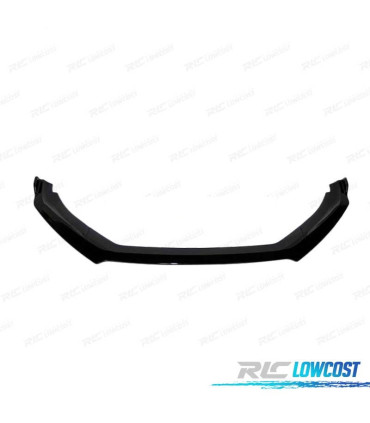 SPOILER LIP FRONTAL VW SCIROCCO 15- LOOK R PRETO BRILHANTE