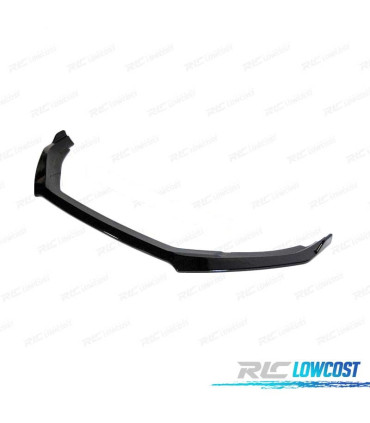 SPOILER LIP FRONTAL VW SCIROCCO 15- LOOK R PRETO BRILHANTE