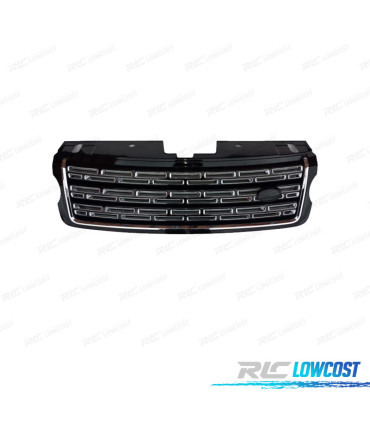 GRELHA RANGE ROVER VOGUE 13-17 LOOK SVA AUTOBIOGRAPHY PRETO BRILHANTE CROMADO