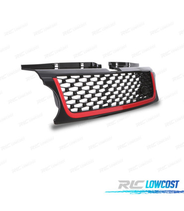 GRELHA RANGE ROVER SPORT 10-13 CINZA VERMELHO LOOK AUTOBIOGRAPHY