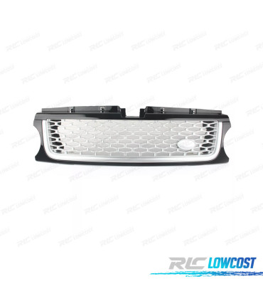 GRELHA RANGE ROVER SPORT 10-13 PRETO BRILHANTE PRATA LOOK AUTOBIOGRAPHY