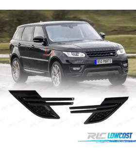 ENTRADAS DE AR LATERAIS RANGE ROVER SPORT 14-17 PRETO BRILHANTE