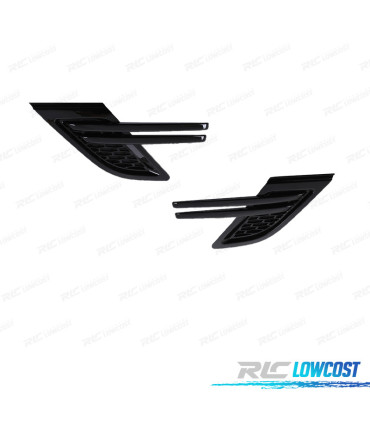 ENTRADAS DE AR LATERAIS RANGE ROVER SPORT 14-17 PRETO BRILHANTE