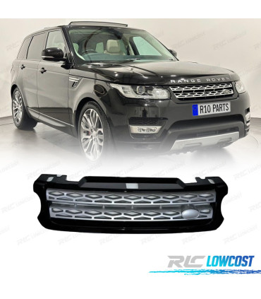 GRELHA RANGE ROVER SPORT 14-17 PRETO BRILHANTE PRATA