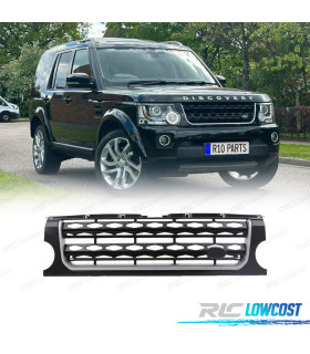 GRELHA LAND ROVER DISCOVERY III 05-09 LOOK DISCOVERY 4 PRETO BRILHANTE BORDA CROMADA