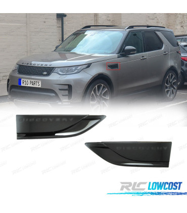 ENTRADAS DE AR LATERAIS LAND ROVER DISCOVERY V 17- LOOK DYNAMIC PRETO BRILHANTE