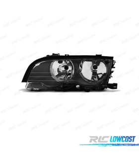 FAROL ESQ OPTICAS PARA BMW SERIE 3 E46 COUPÉ CABRIO FUNDO PRETO