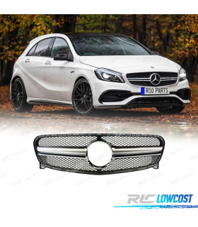 GRELHA MERCEDES CLASE A W176 15-18 LOOK AMG A45 PRATA