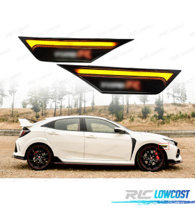 PISCAS LATERAIS HONDA CIVIC 16-20 LOOK TYPE R