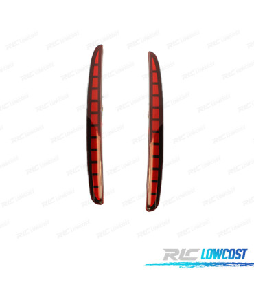 LUZES TRASEIRAS PARA HONDA CIVIC 16-20 LOOK TYPE R