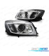 FAROIS FRONTAIS PARA OPEL INSIGNIA 08-13 LED FUNDO CROMADO