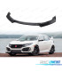 SPOILER LIP FRONTAL HONDA CIVIC 19-21 LOOK TYPE R PRETO BRILHANTE