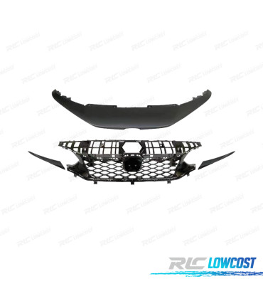 GRELHA HONDA CIVIC 22- LOOK TYPE R PRETO BRILHANTE