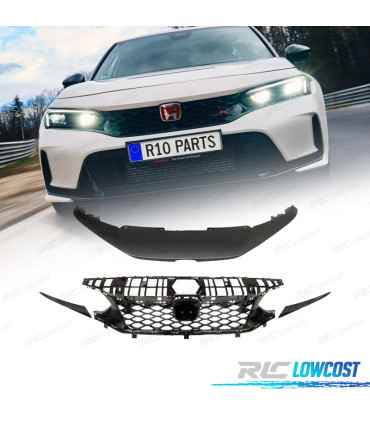 GRELHA HONDA CIVIC 22- LOOK TYPE R PRETO BRILHANTE