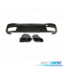 DIFUSOR TRASEIRO MERCEDES X167 20-24 + PONTEIRAS DE ESCAPE