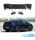 DIFUSOR TRASEIRO MERCEDES C167 COUPE 20- LOOK GLE 63 PRETO