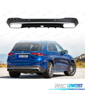 DIFUSOR MERCEDES W167 20- LOOK GLE 63 PRETO CROMADO