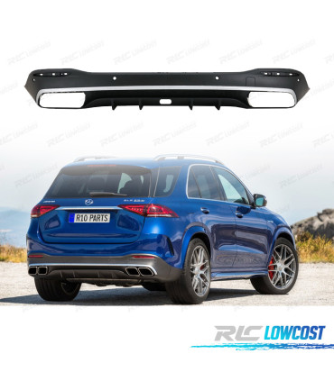DIFUSOR MERCEDES W167 20- LOOK GLE 63 PRETO CROMADO