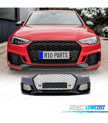 PARA-CHOQUES FRONTAL AUDI A4 B9 17-20 LOOK RS4 PDC