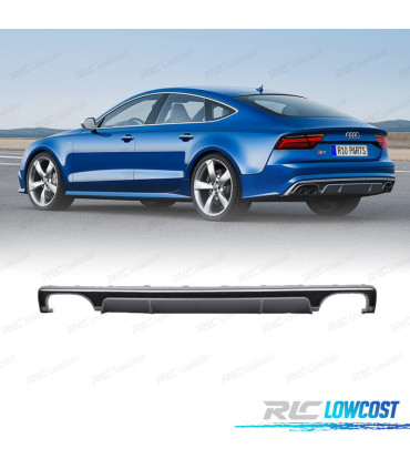 DIFUSOR AUDI A7 16-18 LOOK S7