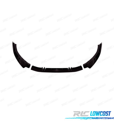 SPOILER LIP FRONTAL AUDI A4 21- LOOK SPORT PRETO BRILHANTE