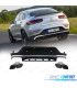 DIFUSOR MERCEDES C253 20-22 LOOK GLC COUPE 63 PRETO CROMADO