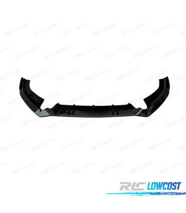 SPOILER LIP FRONTAL AUDI A5 17-20 LOOK RS5 ABT PRETO BRILHANTE