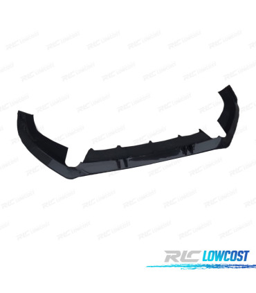 SPOILER LIP FRONTAL AUDI A5 17-20 LOOK RS5 ABT PRETO BRILHANTE