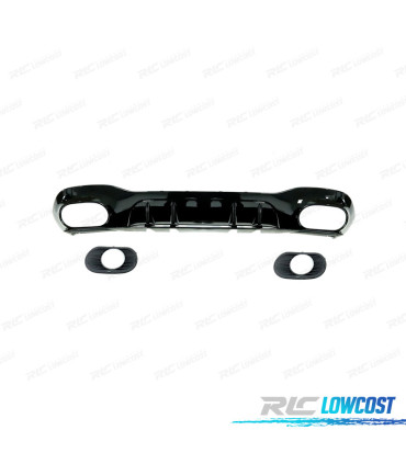DIFUSOR PARA MERCEDES CLASE A W177 19-24 LOOK AMG A35