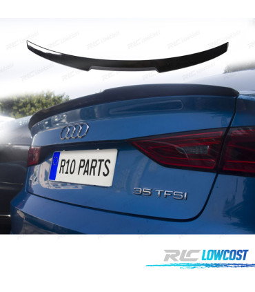 AILERON AUDI A3 8V 12-20 PRETO BRILHANTE