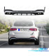 DIFUSOR MERCEDES X253 20-22 LOOK AMG GLC63 PRETO CROMADO