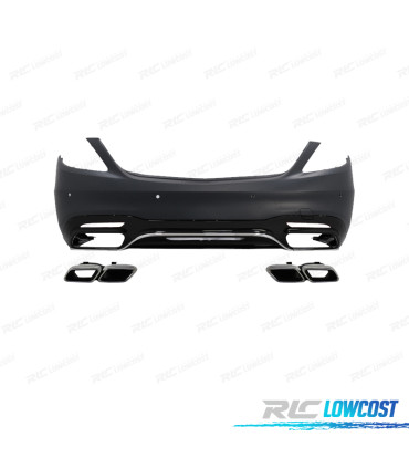 PARA-CHOQUES TRASEIRO MERCEDES W222 14-20 LOOK S65