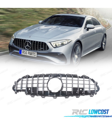 GRELHA MERCEDES W257 18-24 LOOK GTR PRETO CROMADA