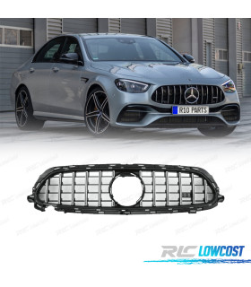 GRELHA MERCEDES W213 21-23 LOOK GTR PRETO CROMADA