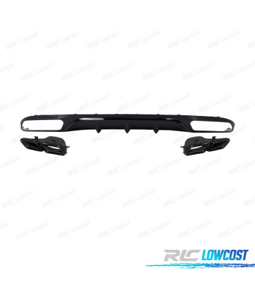 DIFUSOR MERCEDES W213 16-20 LOOK E63 + PONTEIRAS ESCAPE