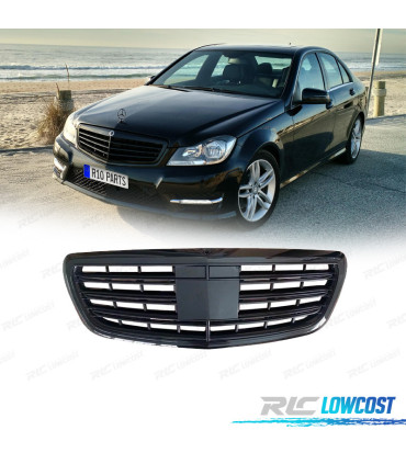 GRELHA MERCEDES W213 16-20 PRETO BRILHANTE