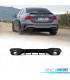 DIFUSOR TRASEIRO MERCEDES V177 AMG 18- LOOK A35 PRETO BRILHANTE PONTEIRAS DE ESCAPE