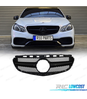 GRELHA MERCEDES CLASE E W212 14-15 LOOK AMG PRETO BRILHANTE