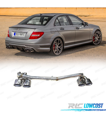 LINHA DE ESCAPE MERCEDES W204 08-14 LOOK AMG C63