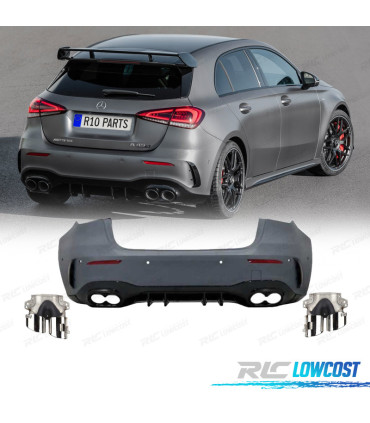 PARA-CHOQUES TRASEIRO MERCEDES W177 18- LOOK AMG A45
