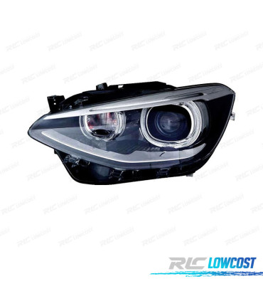 FAROL ESQ PARA BMW F20 F21 XENON 10-14 LED FUNDO PRETO