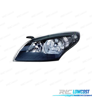 FAROL ESQ PARA RENAULT MEGANE III 12-14 FUNDO PRETO