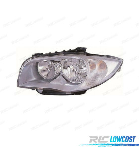 FAROL ESQ OPTICAS PARA BMW SERIE 1 E87 04-07 E88 CABRIO E82 COUPE 07-