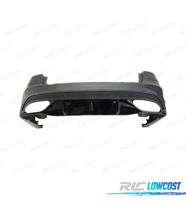 PARA-CHOQUES TRASEIRO MERCEDES CLASSE C W205 15-18 LOOK AMG