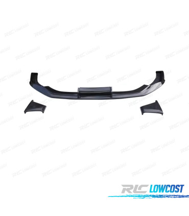 SPOILER LIP AUDI A6 19-24 LOOK RS6 ABT PRETO BRILHANTE
