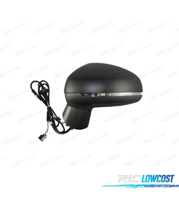 ESPELHO COMPLETO ESQUERDO AUDI A1 10-19 ABATÍVEL