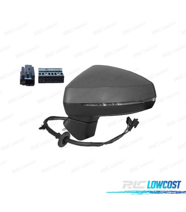 ESPELHO COMPLETO ESQUERDO AUDI A3 8V 12-20