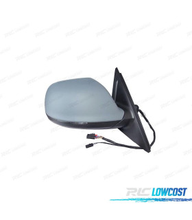ESPELHO COMPLETO DIREITO AUDI Q5 08-19 COM LUZ CORTESIA
