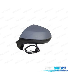 ESPELHO COMPLETO ESQUERDO AUDI Q7 15-20 COM ASSISTENTE ÂNGULO MORTO